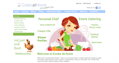 Desktop Screenshot of cooksathome.co.uk